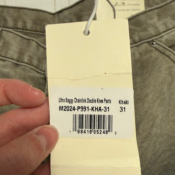 MNML Ultra Baggy Chainlink Double Knee Jeans - Picture 4 of 8